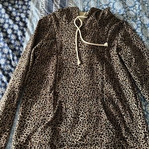 Nursing leopard print sweater